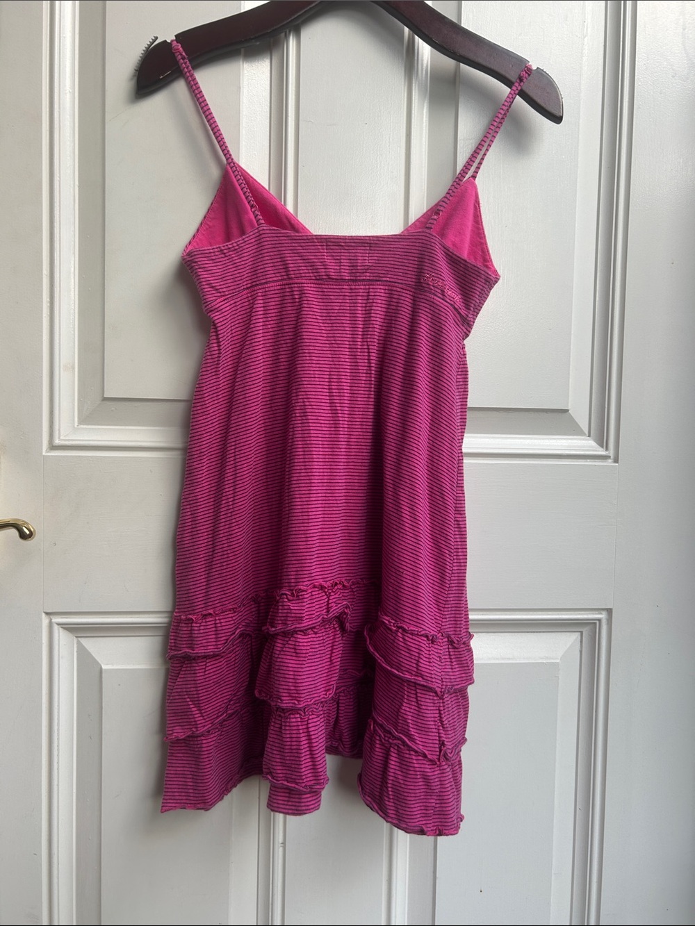 PINK Victoria’s Secret Y2K vintage babydoll / empire waist ruffle bottom dress - Picture 3 of 5
